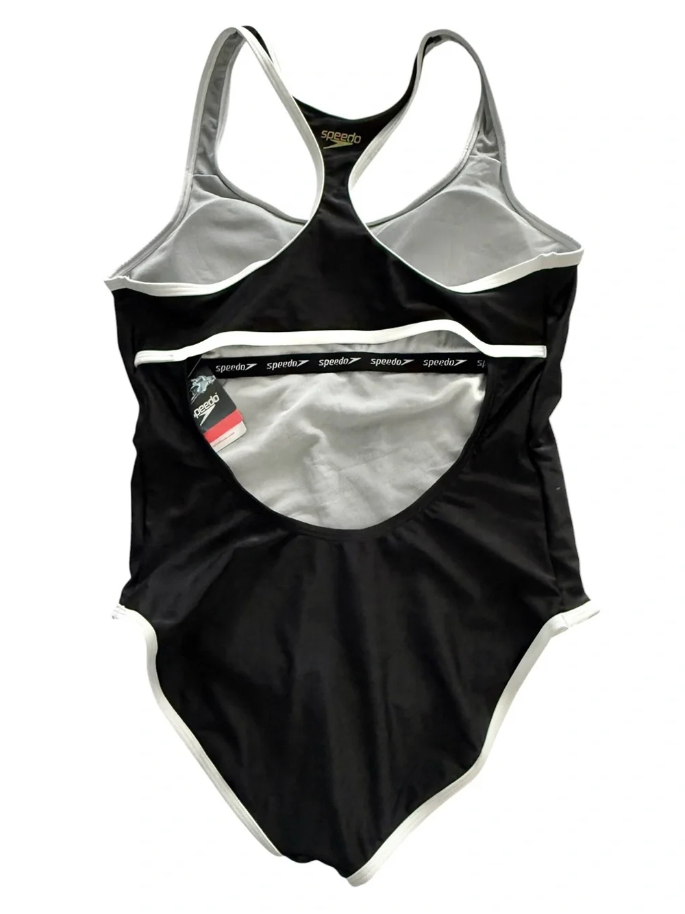 Speedo Contrast Binding One Piece Swimsuit